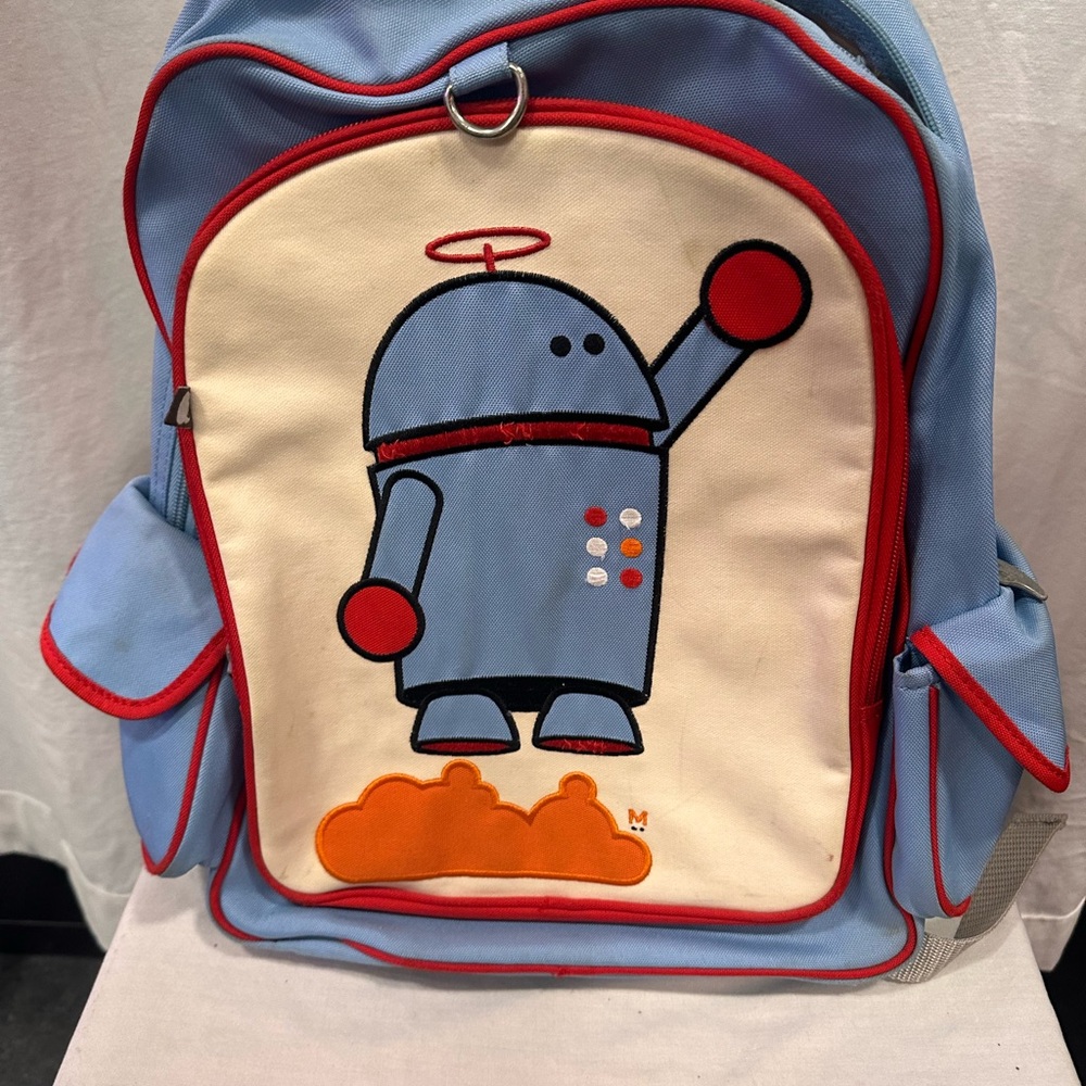 Kids Robot Backpack - Blue and Red